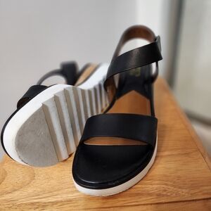 Elegant Franco Sarto Black Women's Sandals